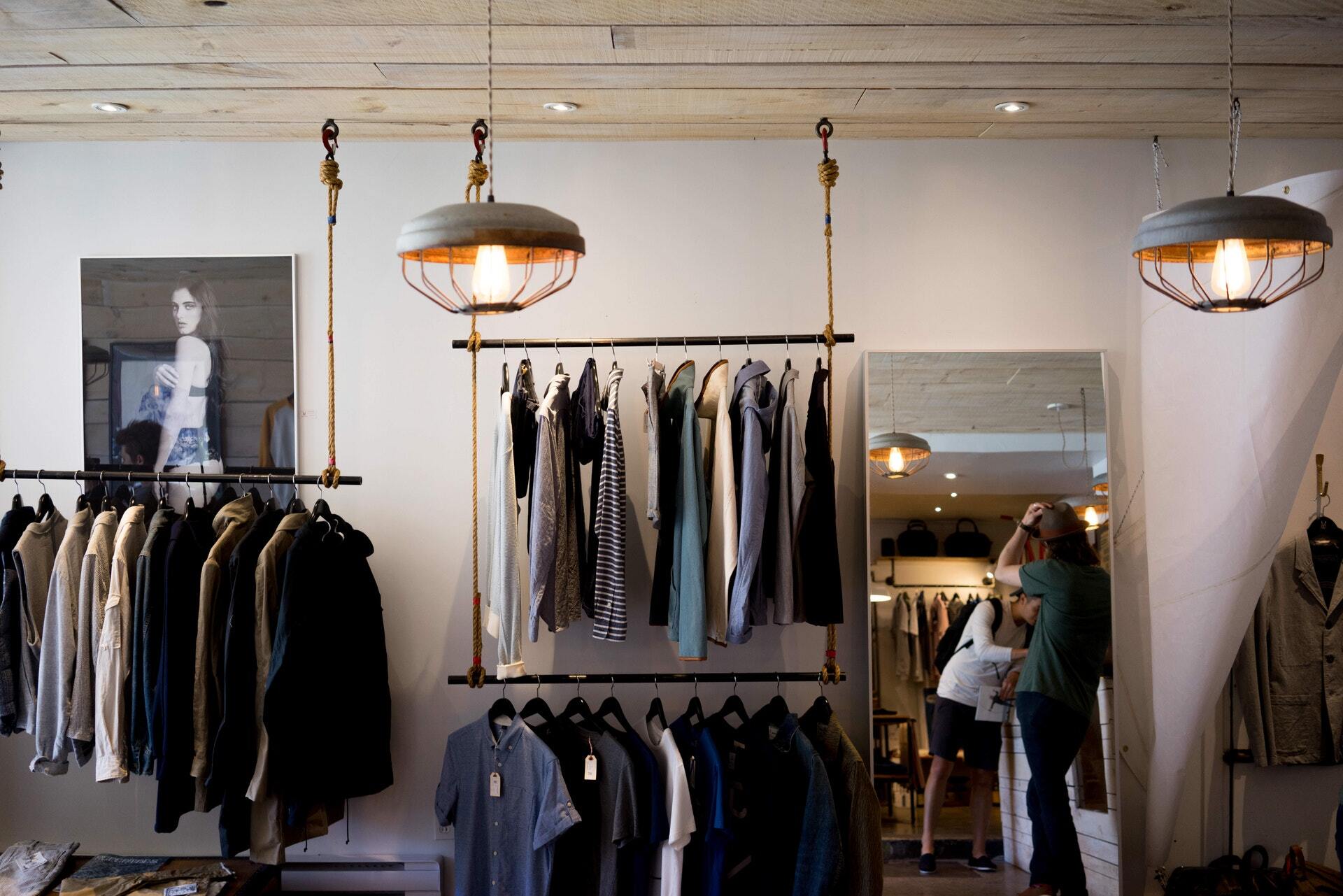 An image of a clothing store.